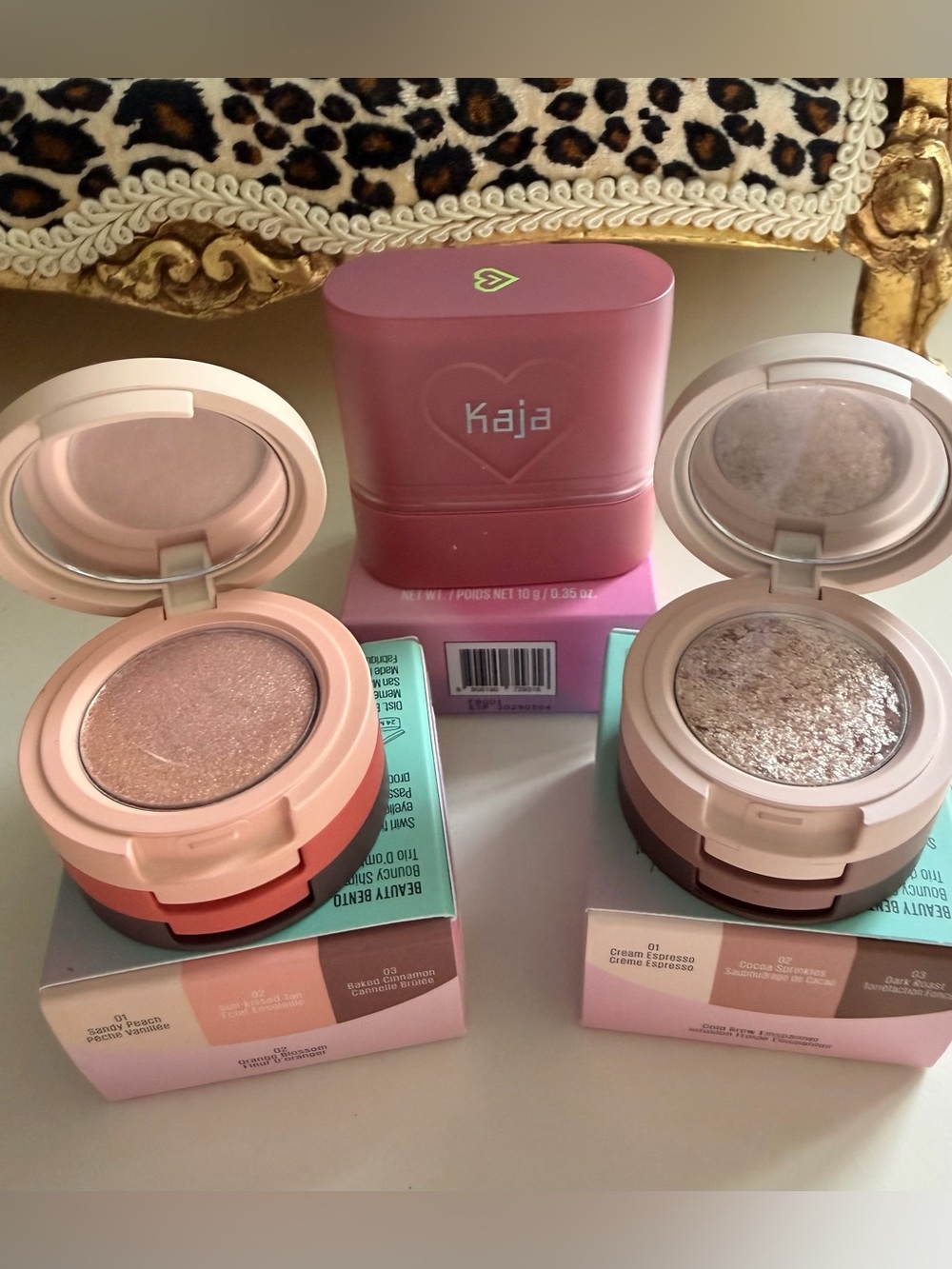 Kaja Shimmer Eyeshadow Duo and Dewy blush bundle